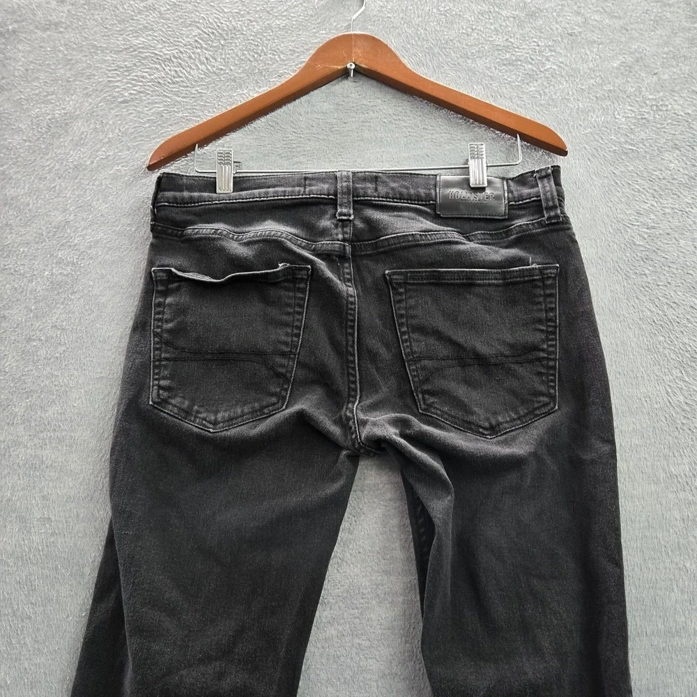 Hollister Men Jeans 32X32 Black Denim 30